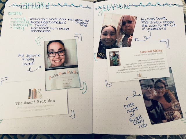 Photos of my new English degree, Date Night, and my daughters after Covid.